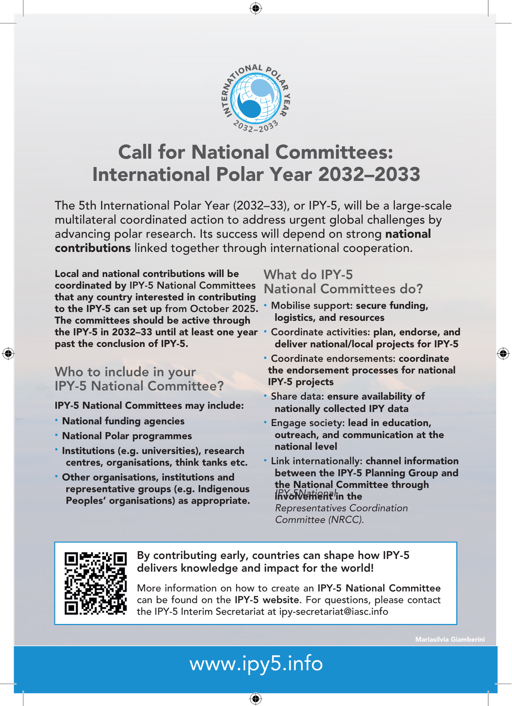 Call For National Committees